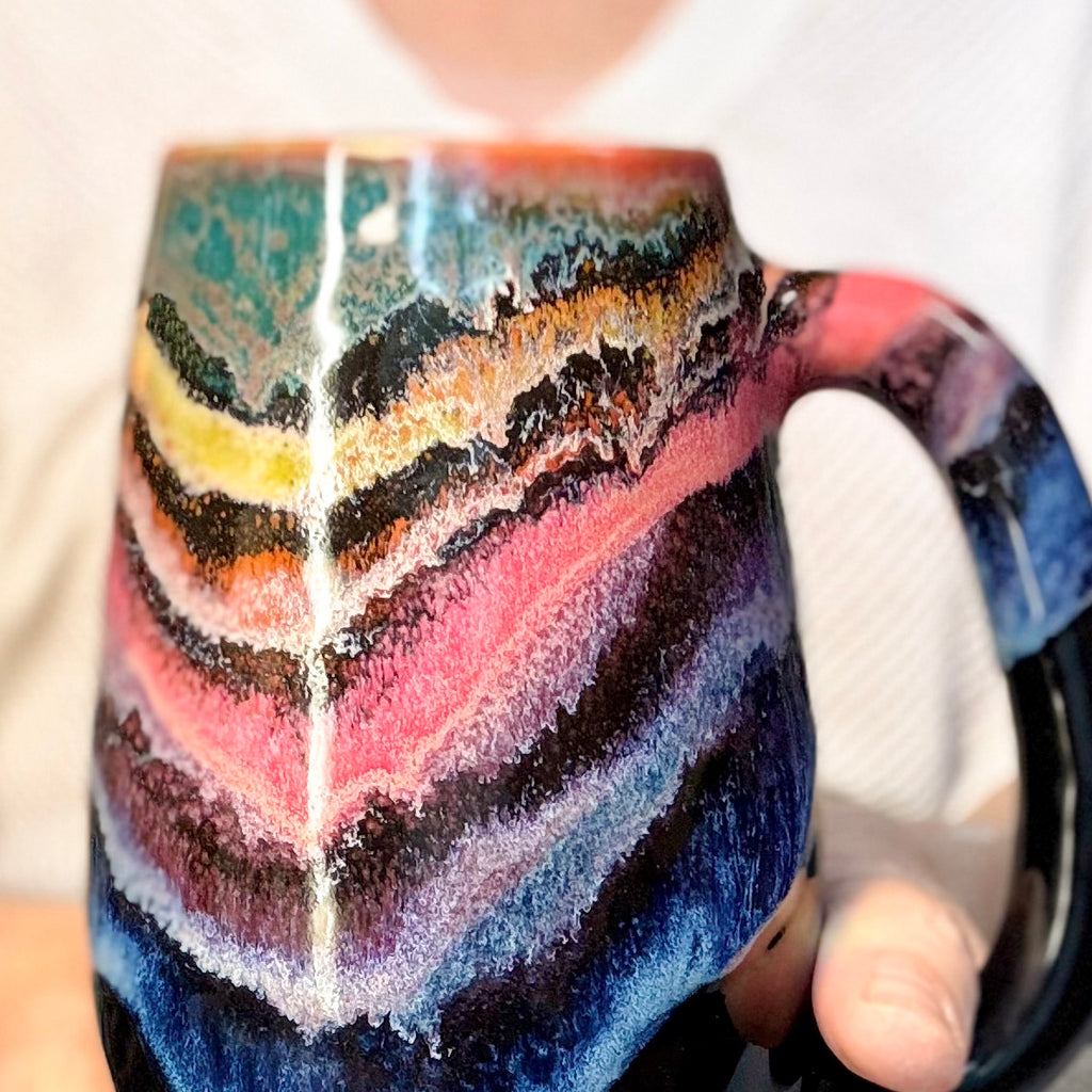 06-C Rainbow Family Simple Mug, 22 oz.
