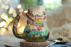 05-B EXPERIMENT Barely Flared Textured Divot Mug, 22 oz.