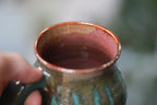 03-F Olive PROTOTYPE Barely Flared Textured Divot Mug - TOP SHELF, 18 oz.