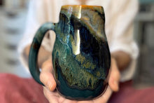 Load image into Gallery viewer, 14-E Blue PROTOTYPE Curvy Mug, 22 oz.