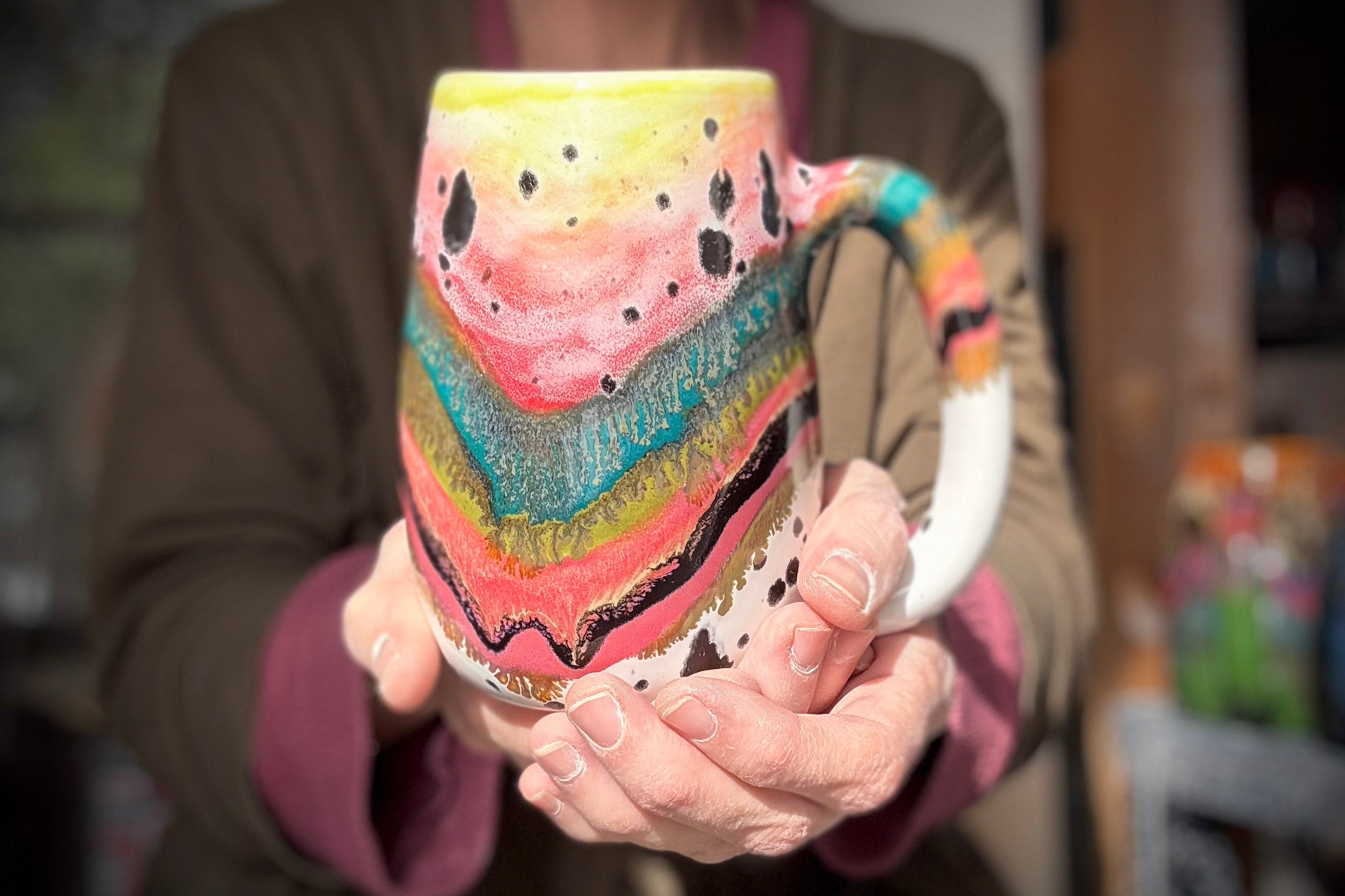 06-C Desert Rainbow Variation Mug, 19 oz. - ODDBALL, 10% off