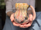 07-D Granny's Lace Gourd Mug - TOP SHELF, 20 oz.