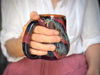 06-D Magenta Grotto Mid Mod Mug, 20 oz.