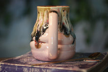 Load image into Gallery viewer, 06-E Granny's Lace Barely Flared Textured Mug, 22 oz.