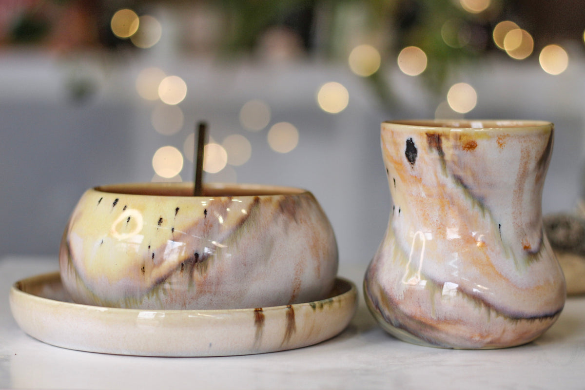 06-A Soft Earth Series PROTOTYPE Hermit Set - MISFIT, 12 oz./17 oz. - 15% off