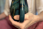 14-E Blue PROTOTYPE Curvy Mug, 22 oz.