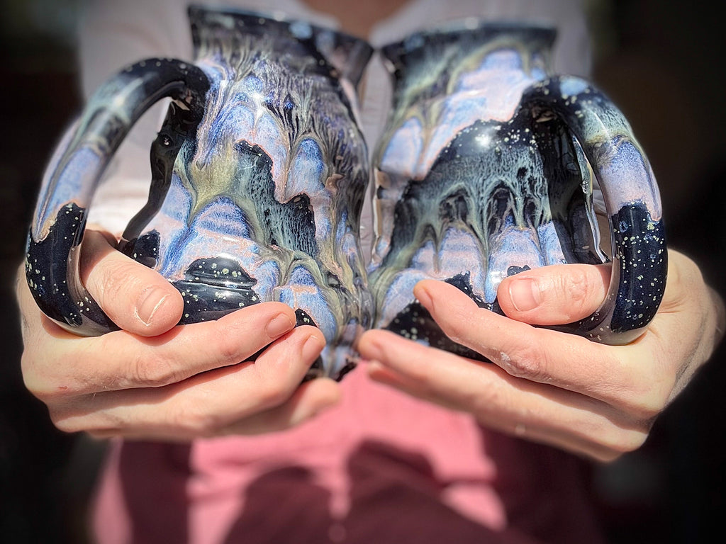06-C Cosmic Amethyst Grotto Cuddle Mug - MINOR MISFIT, 22-23 oz - 10% off (This listing is for one mug)