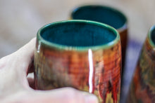 Load image into Gallery viewer, 05-C Amber 'FLOW' Variation PROTOTYPE Textured Cups, 14 oz. (This listing is for one cup)
