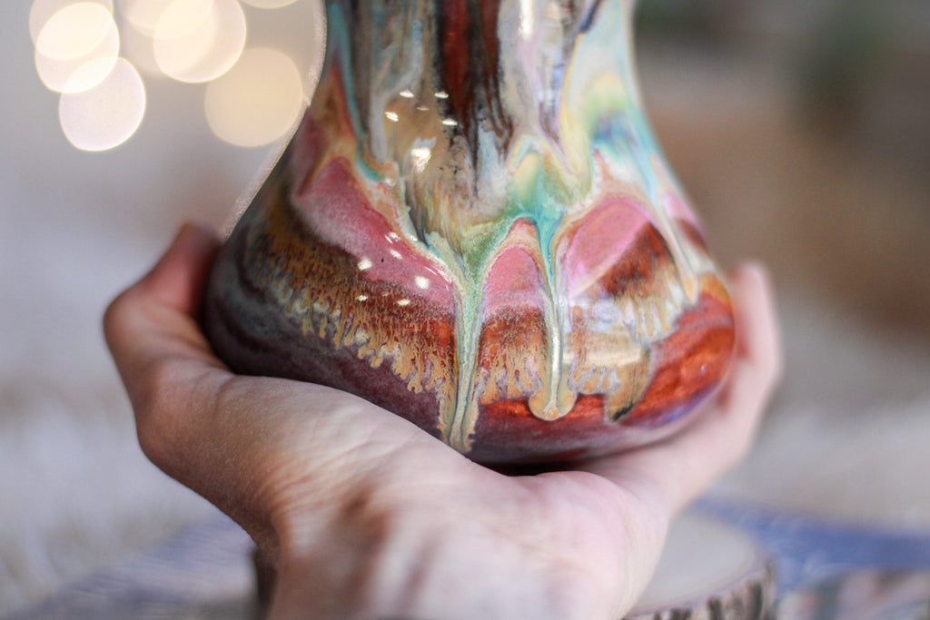 05-B Rainbow 'FLOW' Gourd Cup, 20 oz.