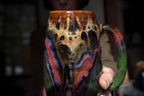 01-B Molten Cheetah Textured Mug - TOP SHELF MISFIT, 27 oz.