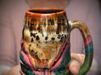 01-B Molten Cheetah Swirly Mug - TOP SHELF, 20 oz.