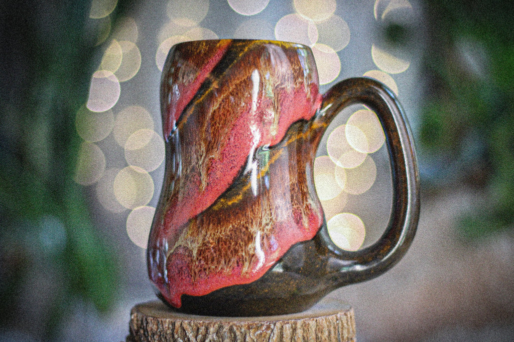 14-D Magenta Bliss Gourd Mug, 16 oz.