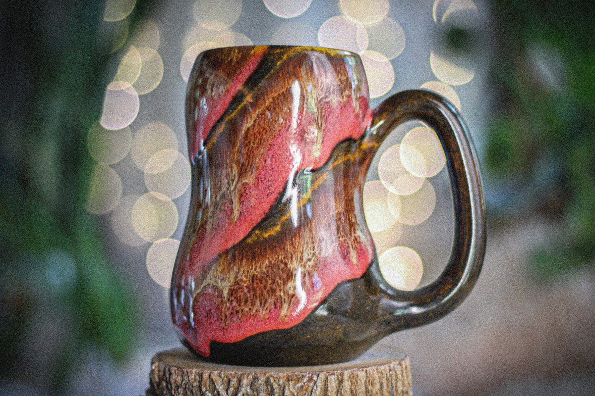 14-D Magenta Bliss Gourd Mug, 16 oz.