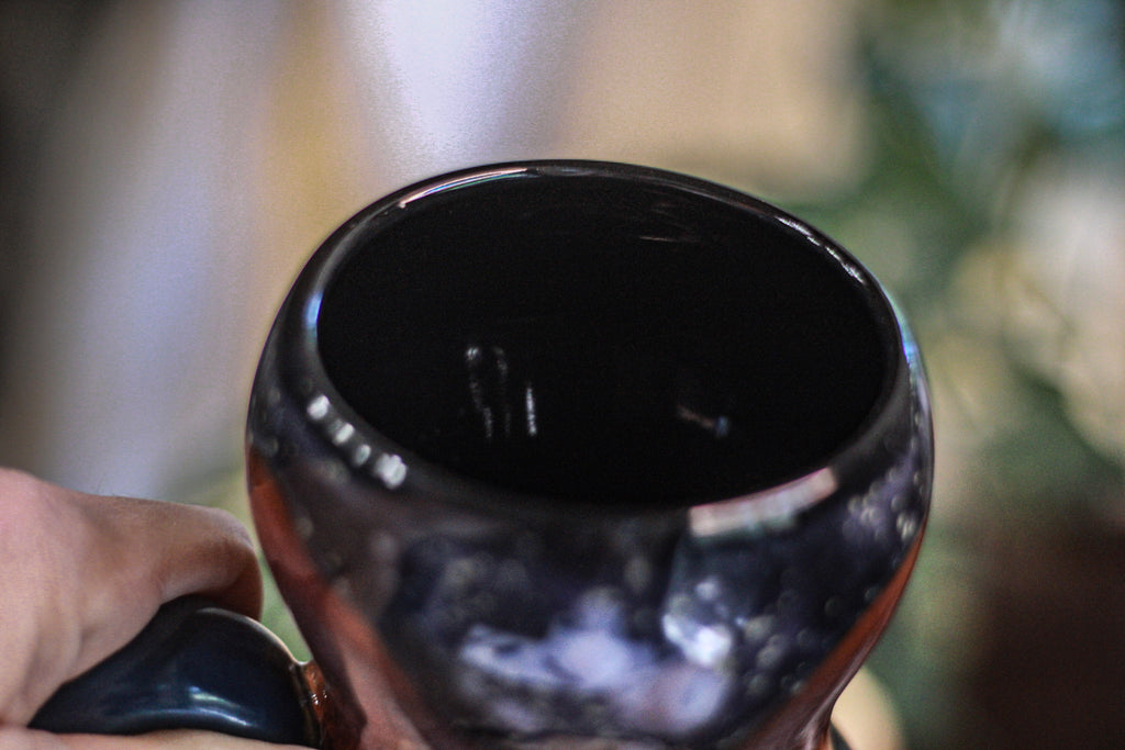 05-B Starry Night Acorn Gourd Mug - TOP SHELF MISFIT, 26 oz.