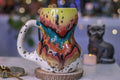 06-B Desert Rainbow Notched Acorn Gourd Mug - TOP SHELF, 25 oz.