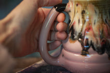 Load image into Gallery viewer, 06-E Granny's Lace Barely Flared Textured Mug, 22 oz.