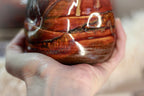 05-B Earthy 'FLOW' Textured Divot Cups - TOP SHELF, 18 oz. (This listing is for one cup)