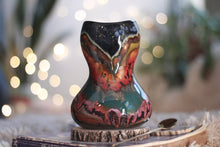 Load image into Gallery viewer, 05-A Green Mountain Midnight Gourd Vessel - TOP SHELF, 23 oz.