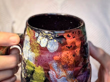 Load image into Gallery viewer, 06-A Rainbow Stellar Swirly Mug - TOP SHELF MISFIT, 26 oz.