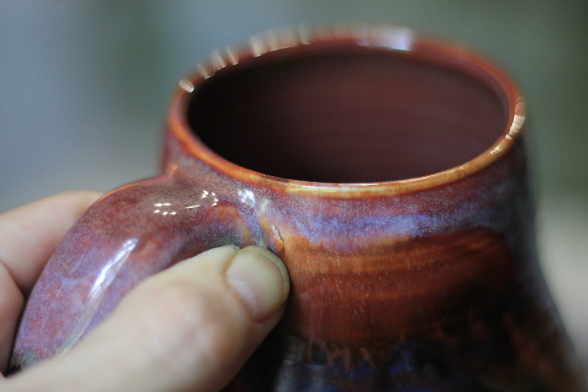 05-E Earthy Pink PROTOTYPE Textured Mug, 18 oz.