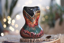 Load image into Gallery viewer, 05-A Green Mountain Midnight Gourd Vessel - TOP SHELF, 23 oz.