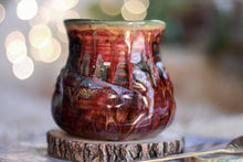 Load image into Gallery viewer, 06-D Amber &#39;FLOW&#39; Textured Divot &#39;Sipping&#39; Cup, 13 oz.