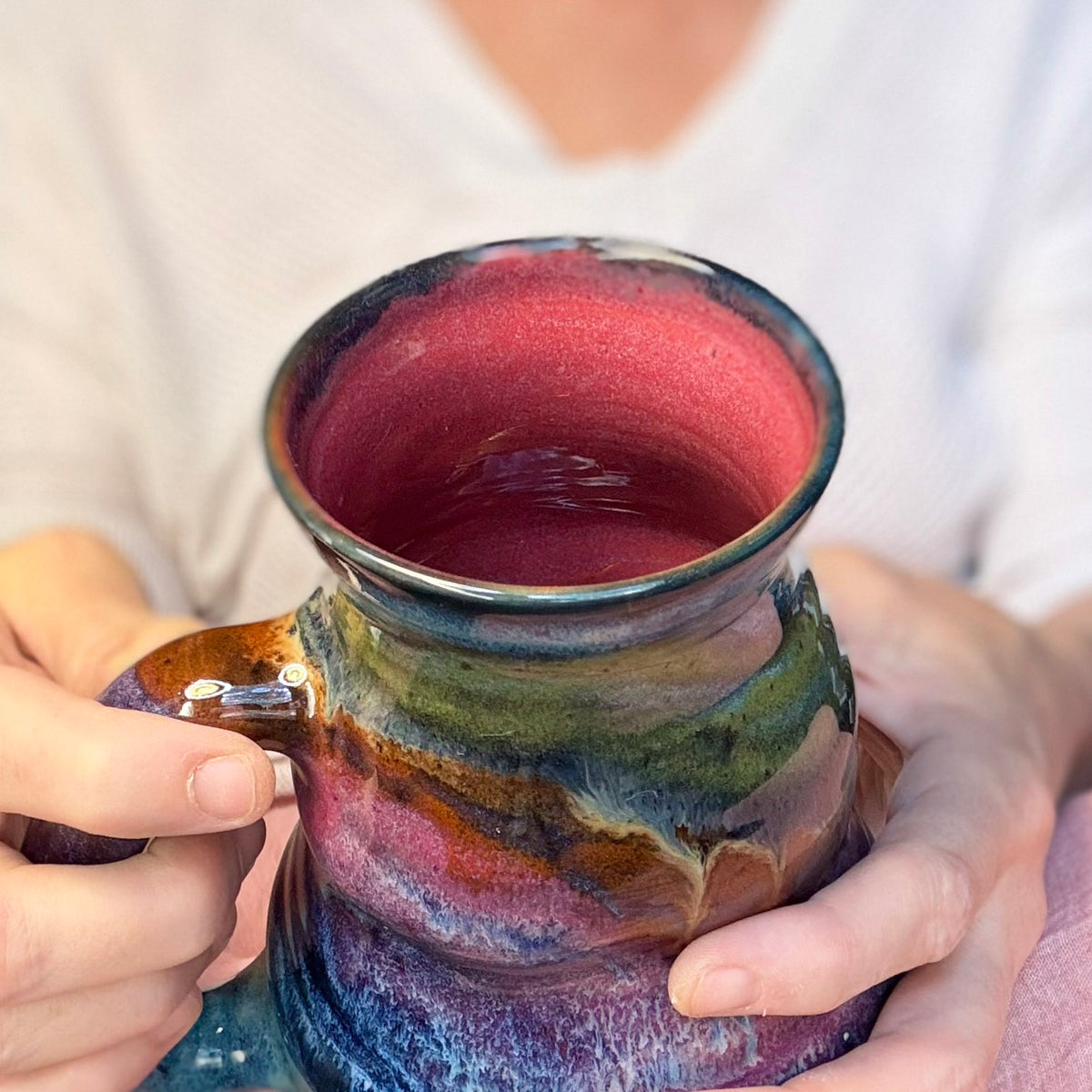 05-C Midnight Rainbow Cuddle Mug, TOP SHELF - 26 oz.