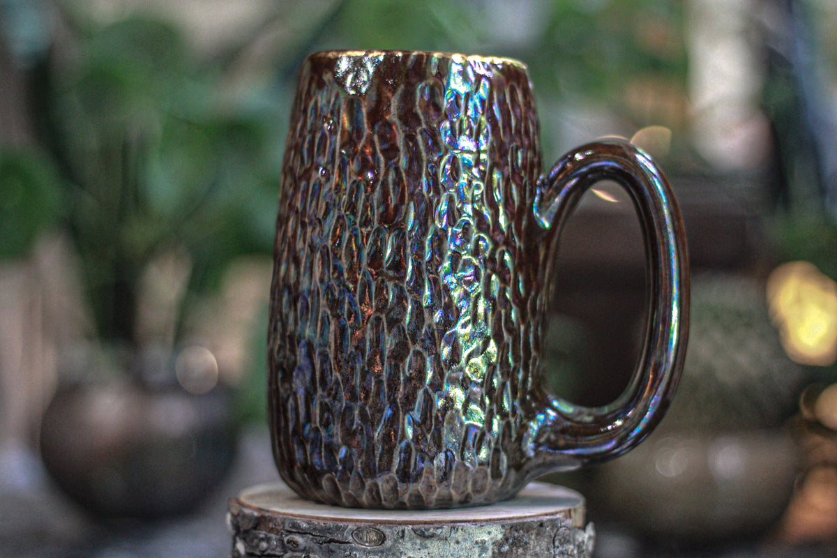 07-D PROTOTYPE Notched Textured Mug, 20 oz.