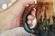 Load image into Gallery viewer, 05-D Molten Cheetah Notched Textured Divot Mug, 16 oz.