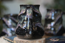 Load image into Gallery viewer, 04-E Cosmic Amethyst Grotto Barely Flared Textured Mug, 18 oz. (This listing is for one mug)