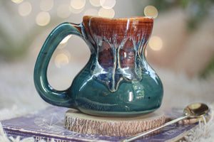 06-D New Wave Textured Acorn Mug, 14 oz
