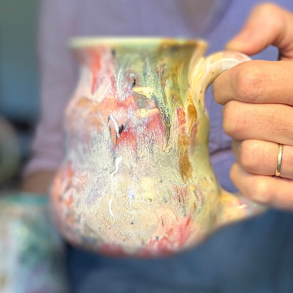 07-F IO Moon Curvy Flared Mug, 15 oz. (This listing is for one mug)