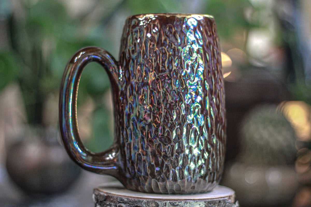 07-D PROTOTYPE Notched Textured Mug, 20 oz.