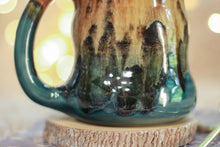 Load image into Gallery viewer, 05-D Molten Cheetah Notched Textured Divot Mug, 16 oz.