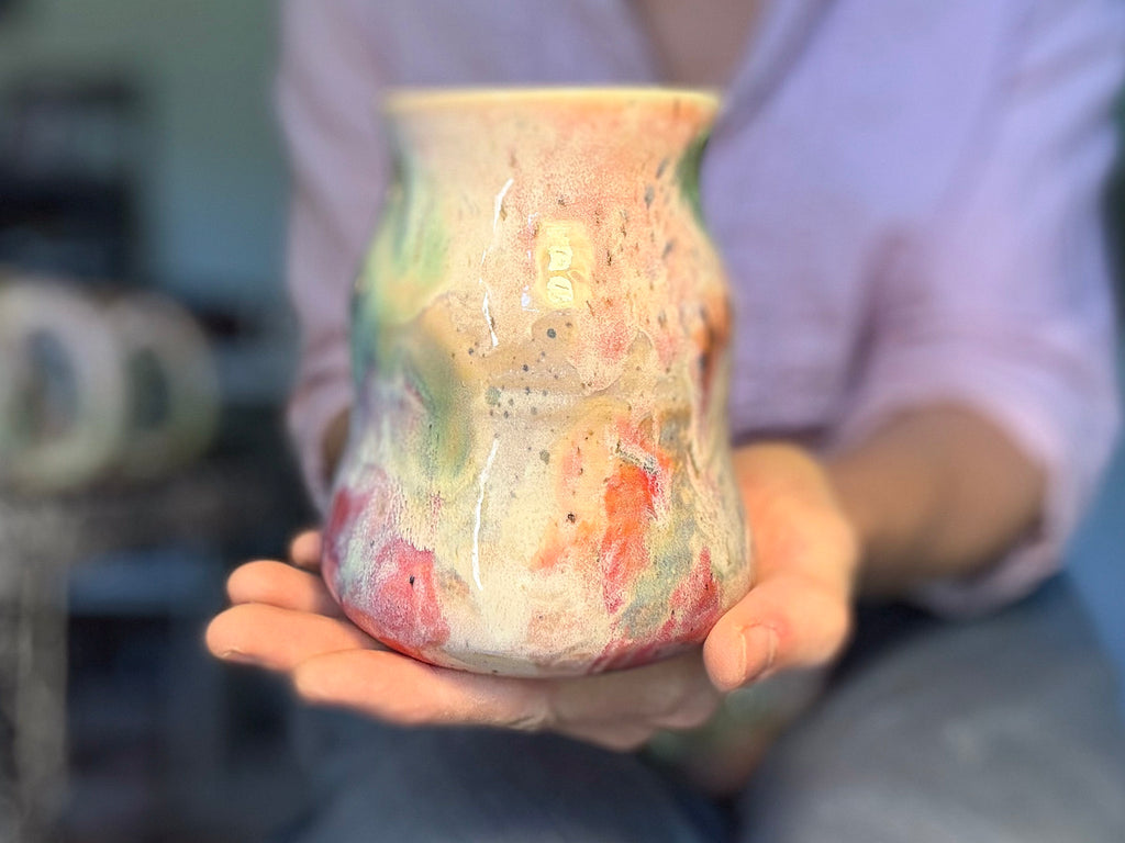 07-F IO Moon Curvy Flared Mug, 15 oz. (This listing is for one mug)