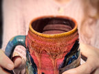 06-C Magenta Haze Textured Mug, 23 oz.