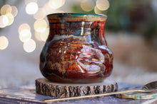 Load image into Gallery viewer, 06-D Amber &#39;FLOW&#39; Textured Divot &#39;Sipping&#39; Cup, 13 oz.