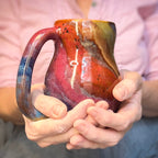 06-C Midnight Rainbow Curvy Mug, 20 oz.