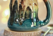 Load image into Gallery viewer, 05-D Molten Cheetah Notched Textured Divot Mug, 16 oz.