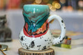 06-B Sonora Notched Acorn Gourd Mug, 24 oz.