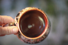 Load image into Gallery viewer, 06-E Granny's Lace Barely Flared Textured Mug, 22 oz.