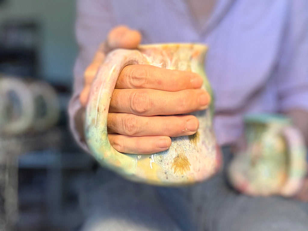 07-F IO Moon Curvy Flared Mug, 15 oz. (This listing is for one mug)