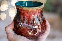 Load image into Gallery viewer, 06-D Amber &#39;FLOW&#39; Textured Divot &#39;Sipping&#39; Cup, 13 oz.