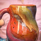 06-C Midnight Rainbow Curvy Mug, 20 oz.