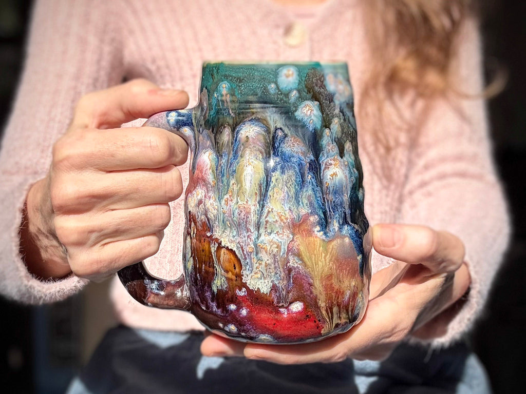 07-D Whimsy PROTOTYPE Textured Mug, 24 oz.