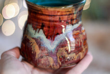 Load image into Gallery viewer, 06-D Amber &#39;FLOW&#39; Textured Divot &#39;Sipping&#39; Cup, 13 oz.