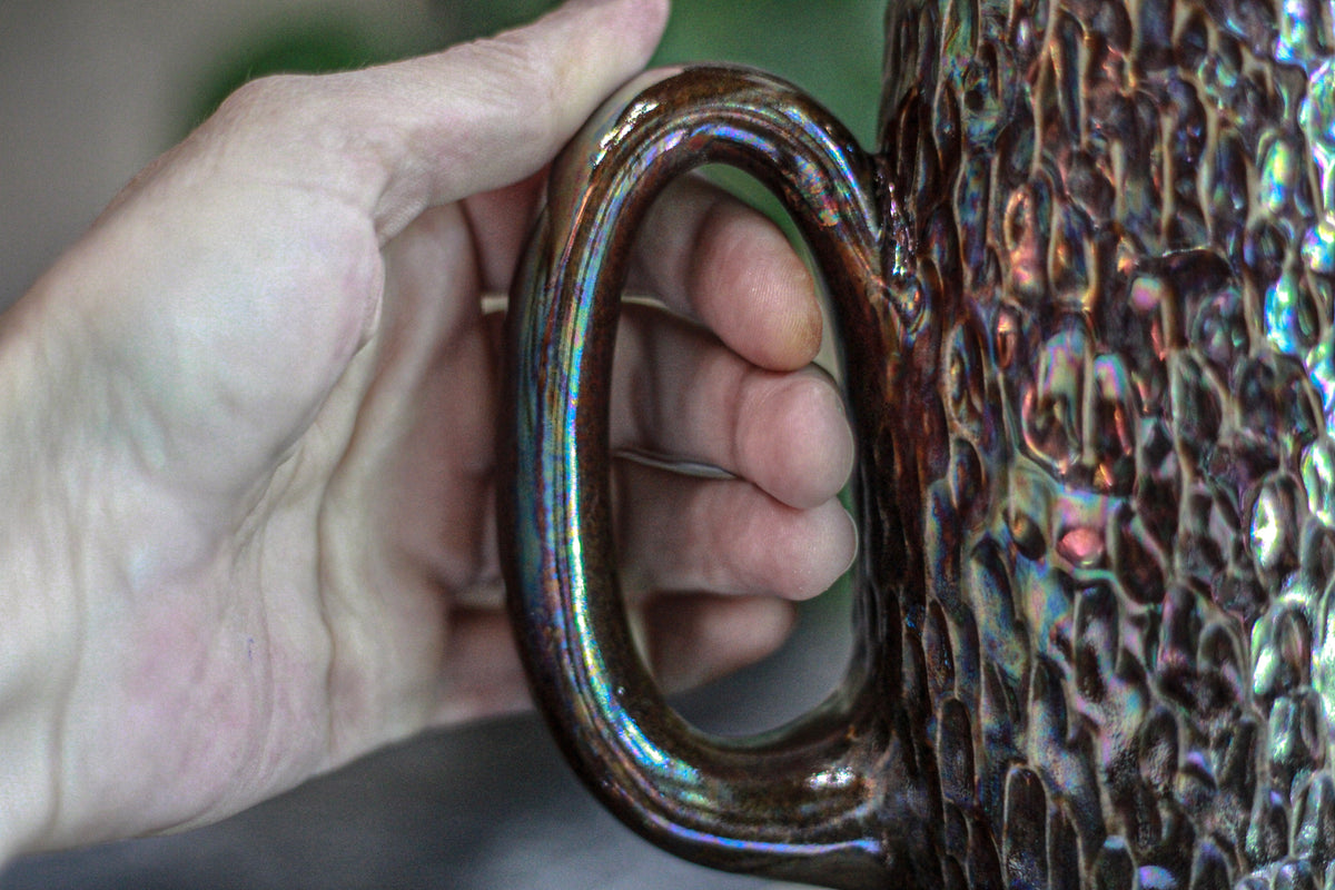 07-D PROTOTYPE Notched Textured Mug, 20 oz.