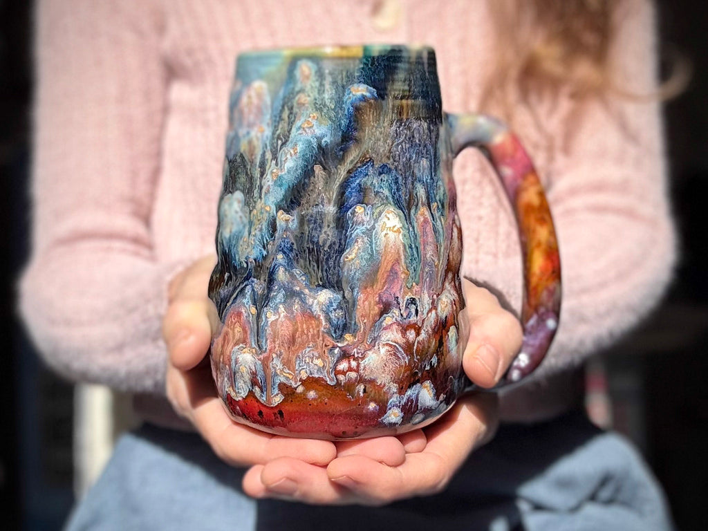 07-D Whimsy PROTOTYPE Textured Mug, 24 oz.