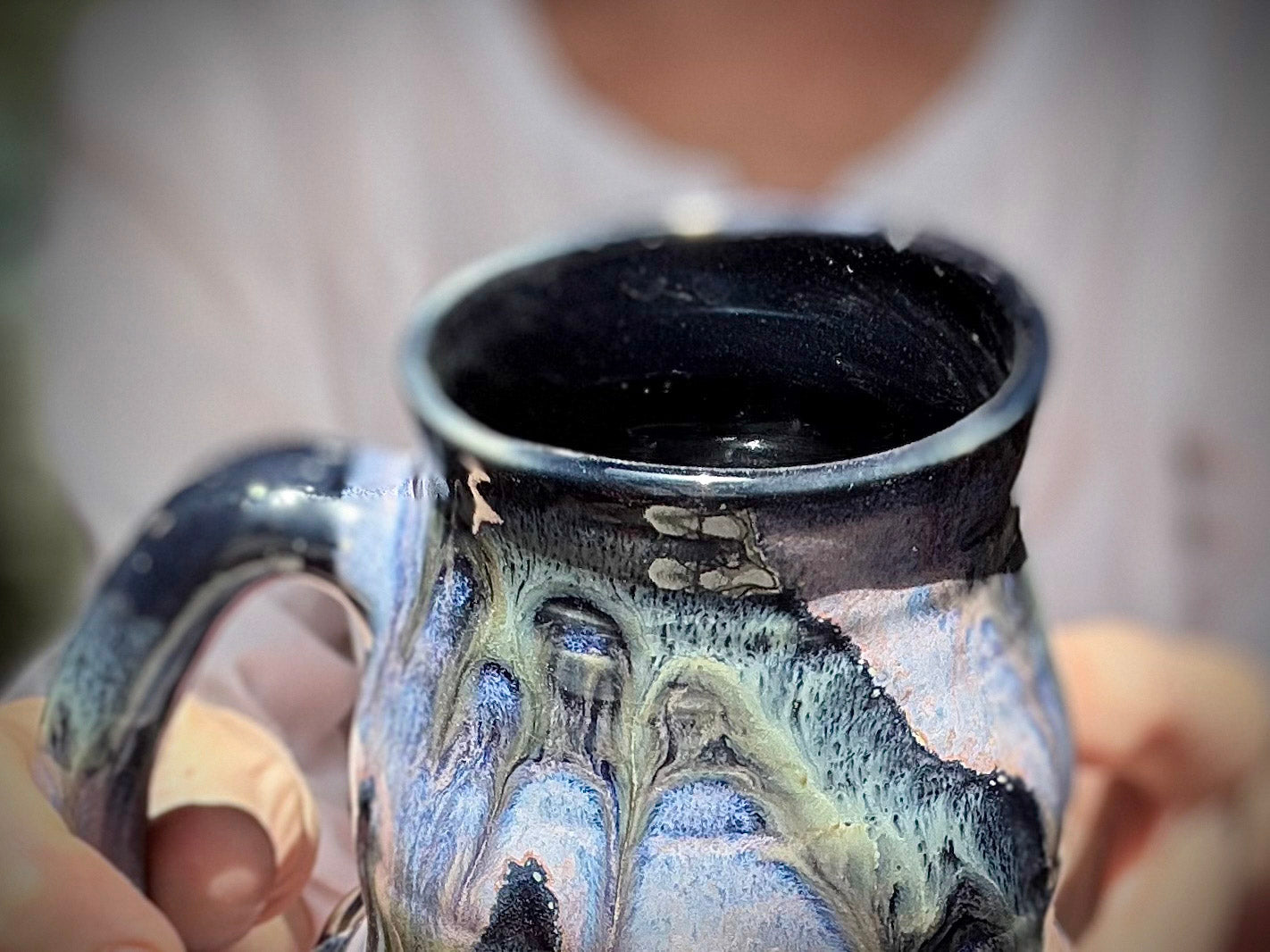 06-C Cosmic Amethyst Grotto Cuddle Mug - MINOR MISFIT, 22-23 oz - 10% off (This listing is for one mug)