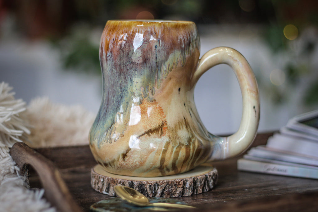 07-C Soft Earth Series Gourd Mug, 23 oz.